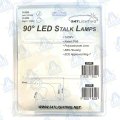 PILOTO DE POSICION LED 12-24V BLANCA/ROJA CON BRAZO ACODADO IZQUIERDO MOD: CA6298