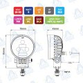 FARO DE TRABAJO LED REDONDO 2,5" 750lm 9W 10-30V IP67 MOD: CA5734