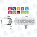 FARO DE TRABAJO LED RECTANGULAR 5" 1350lm 18W 12-28V IP67 MOD: CA5708