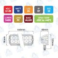 FARO DE TRABAJO / BARRA DE LUCES LED 17,5" 5400lm 72W 12-28V IP67 ADVENTURE MOD: CA6115