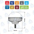 FARO ROTATIVO LED VARILLA FIJA 12-24V 30W 60LED IP56 MOD: CA8182G VERDE