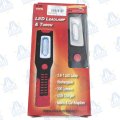 LAMPARA DE INSPECCION RECARGABLE 2 EN 1 300+80lm 5+1W 6LED 110-240V MOD: EP069