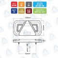 PILOTO TRASERO LED 10-30V 6 FUNCIONES MOD: CA7047 DERECHO