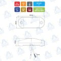PILOTO DE POSICION LED 10-30V MOD: CA6095R COLOR ROJO