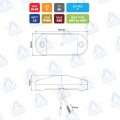 PILOTO DE POSICION LED 10-30V MOD: CA6095W COLOR BLANCO