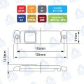 PILOTO DE POSICION LED 12-24V MOD: CA9310R COLOR ROJO
