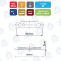 PILOTO DE POSICION LED 12-24V MOD: CA9315A COLOR AMBAR