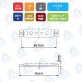 PILOTO DE POSICION LED 12-24V MOD: CA9315R COLOR ROJO