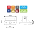 PILOTO DE POSICION LED 12-24V MOD: CA9320A COLOR AMBAR