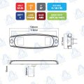 PILOTO DE POSICION LED 12-24V MOD: CA7091A COLOR AMBAR