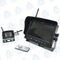SISTEMA DE VIDEO WIRELESS PARA MARCHA ATRAS MONITOR 7" IP67 MOD: CA9780