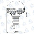 FARO ROTATIVO LED VARILLA FLEXIBLE 12-24V 54W 36LED IP56 TREKER MOD: CA8187
