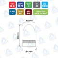 FARO ROTATIVO HALOGENO BASE MAGNETICA 12-24V 55-70W H1 IP56 MOD: CA2045C