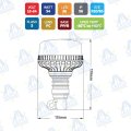 FARO ROTATIVO LED VARILLA FLEXIBLE 12-24V 54W 36LED IP56 TREKER MOD: CA8124R ROJO