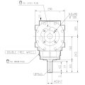 GRUPO COMER (9.312.797.00) 104CV 1000rpm RATIO [1:1.6] T-312A 3 EJES (2x1"3/8z6 Ø33 ) 2 RUEDA LIBRE