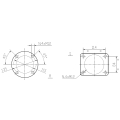 GRUPO COMER (9.312.797.00) 104CV 1000rpm RATIO [1:1.6] T-312A 3 EJES (2x1"3/8z6 Ø33 ) 2 RUEDA LIBRE
