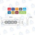 PILOTO INDICADOR DE DIRECCION LED 12-24V 12W 4LED IP67 MOD: CA7183A