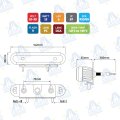 PILOTO INDICADOR DE DIRECCION LED 10-30V 12W 6LED IP67 MOD: CA6083