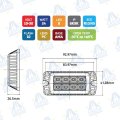 PILOTO INDICADOR DE DIRECCION LED 10-30V 12W 12LED IP67 MOD: CA7083A