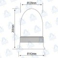 FARO ROTATIVO LED BASE MAGNETICA 12-24V 18W 80LED IP56 MOD: CA6057C