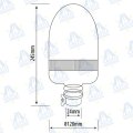 FARO ROTATIVO LED VARILLA FLEXIBLE 12-24V 8W 40LED IP56 MOD: CA6058C