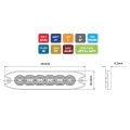 PILOTO INDICADOR DE DIRECCION LED 12-24V 18W 6LED IP67 MOD: CA7184A