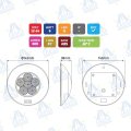 LAMPARA REDONDA INTERIOR LED 12-24V 6W 660lm 6LED MOD: CA6150