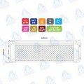 BARRA DE LUZ INTERIOR LED 12-28V 17,8W 1920lm 96LED IP65 MOD: CA7077