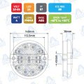 PILOTO TRASERO REDONDO LED 12-24V ANTINIEBLA MOD: CA9013