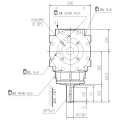 GRUPO COMER (9.312.755.10) 076/104CV 540/1000rpm RATIO [1:1.6] T-312A 3 EJES (2x1"3/8z6 Ø33) R.LIBRE