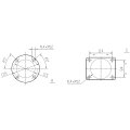 GRUPO COMER (9.312.755.10) 076/104CV 540/1000rpm RATIO [1:1.6] T-312A 3 EJES (2x1"3/8z6 Ø33) R.LIBRE