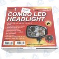 FARO DE CONDUCCION (LUZ DE CARRETERA 2696/1348lm 44/22W) (LUZ DIURNA 500lm 7W) 12-24V MOD: CA6165R