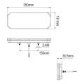 PILOTO TRASERO LED 10-30V 6 FUNCIONES MOD: CA7028 IZQUIERDO