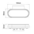 PILOTO DE POSICION LED 10-30V MOD: CA7112A COLOR AMBAR