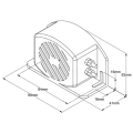 ALARMA DE MARCHA ATRAS CON RUIDO BEEP 12-24V 107DB IP67 MOD: EP1208