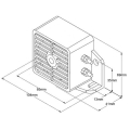 ALARMA DE MARCHA ATRAS CON RUIDO BLANCO 12-24V 97DB IP67 MOD: EP1209