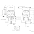 GRUPO COMER (9.290.785.10) 124CV 1000rpm RATIO [1:1.63] T-290A 2 EJES (1"3/8z6 Ø40h6) RUEDA LIBRE