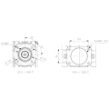 GRUPO COMER (9.312.391.10) 062CV 540rpm RATIO [1:3] T-312A 2 EJES (1"3/8z6 Ø40 ) RUEDA LIBRE NEW