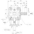 GRUPO COMER (9.290.757.10) 115CV 1000rpm RATIO [1:1.86] T-290A 2 EJES (1"3/4z6 Ø40) RUEDA LIBRE