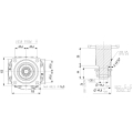 GRUPO COMER (9.266.205.10) 090CV 540rpm RATIO [1:1.47] TF-26A 4 EJES (3x1"3/8z6 ESTR.) SIN CASQUILLO