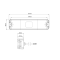 PILOTO TRASERO LED 12-24V 5 FUNCIONES MOD: CA7074