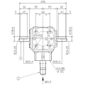 GRUPO COMER (9.259.037.00) 012CV 540rpm RATIO [1.84:1] T-19G 3 EJES (1"3/8z6 Ø30 Ø30)