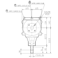 GRUPO COMER (9.262.033.10) 082CV 540rpm RATIO [1.93:1] T-22A 3 EJES (1"3/8z6 2x1"3/4z6)
