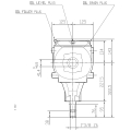 GRUPO COMER (9.262.504.00) 090CV 540rpm RATIO [1.6:1] TB-22C 3 EJES (1"3/8z6 2xH-HEX.Ø41,4)