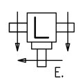 GRUPO COMER (9.267.002.00) 029CV 540rpm RATIO [1:1.92] TB-27C 2 EJES (H-HEX.36 1"3/8z6)