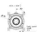 GRUPO COMER (9.278.013.20) 045CV 540rpm RATIO [1:2.91] T-278A 2 EJES (2x1"3/8z6)