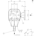 GRUPO COMER (9.278.063.10) 029CV 540rpm RATIO [2.91:1] T-278F 2 EJES (1"3/8z6 BRIDA Ø150)