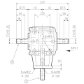 GRUPO COMER (9.290.017.50) 100CV 540rpm RATIO [1:1.47] TV-290H 3 EJES (3x1"3/8z6)