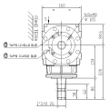 GRUPO COMER (9.310.748.10) 030CV 540rpm RATIO [1:3] T-310A 2 EJES (2x1"3/8z6) RUEDA LIBRE