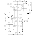 GRUPO COMER (9.732.347.20) 080CV 540rpm RATIO [1:1/1.88:1] DP-732B 2 EJES (1"3/4z20 1"3/8z6)